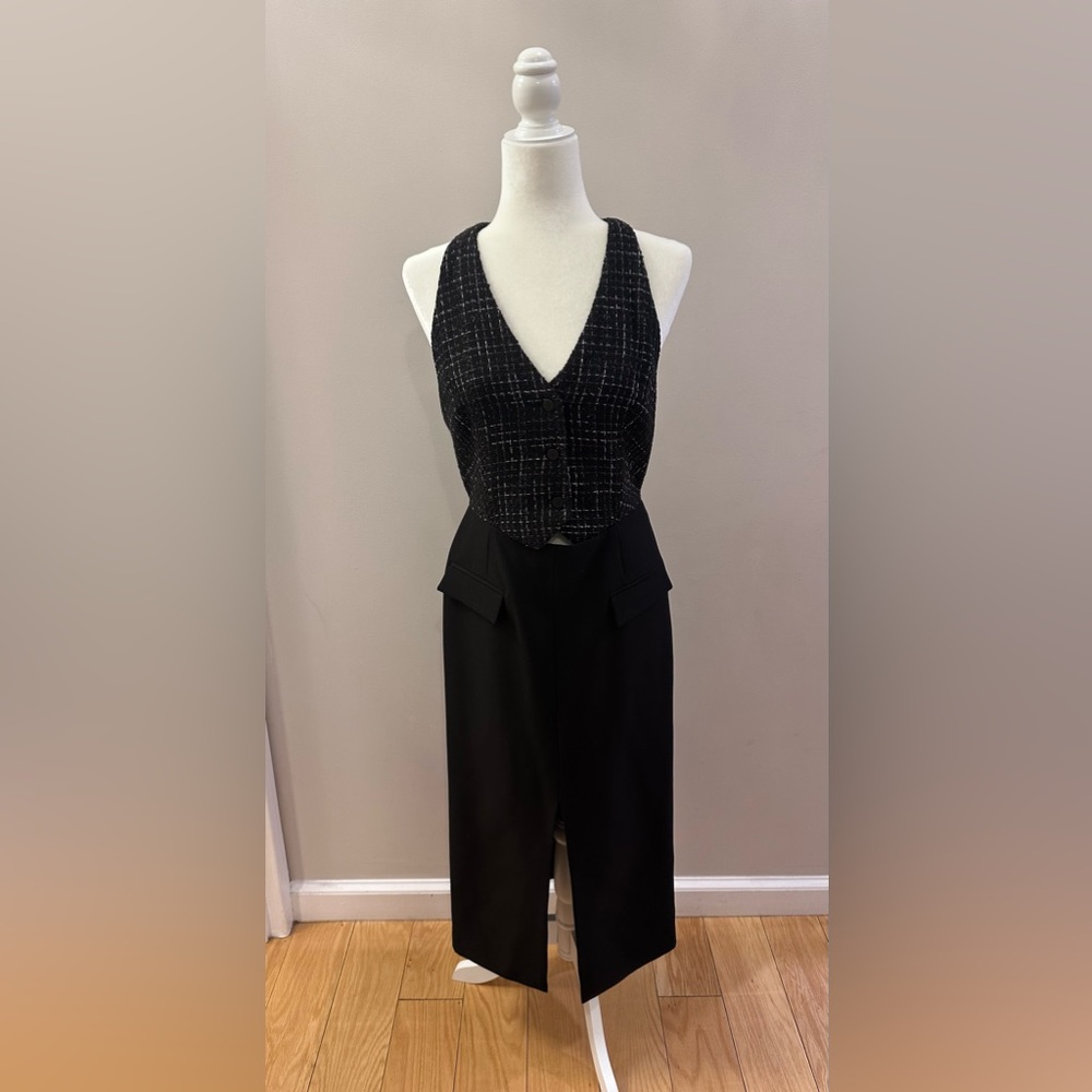 Tweed Top MIDI Dress